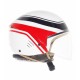 CASCO JET STRIPE ( WIT MET ROOD )